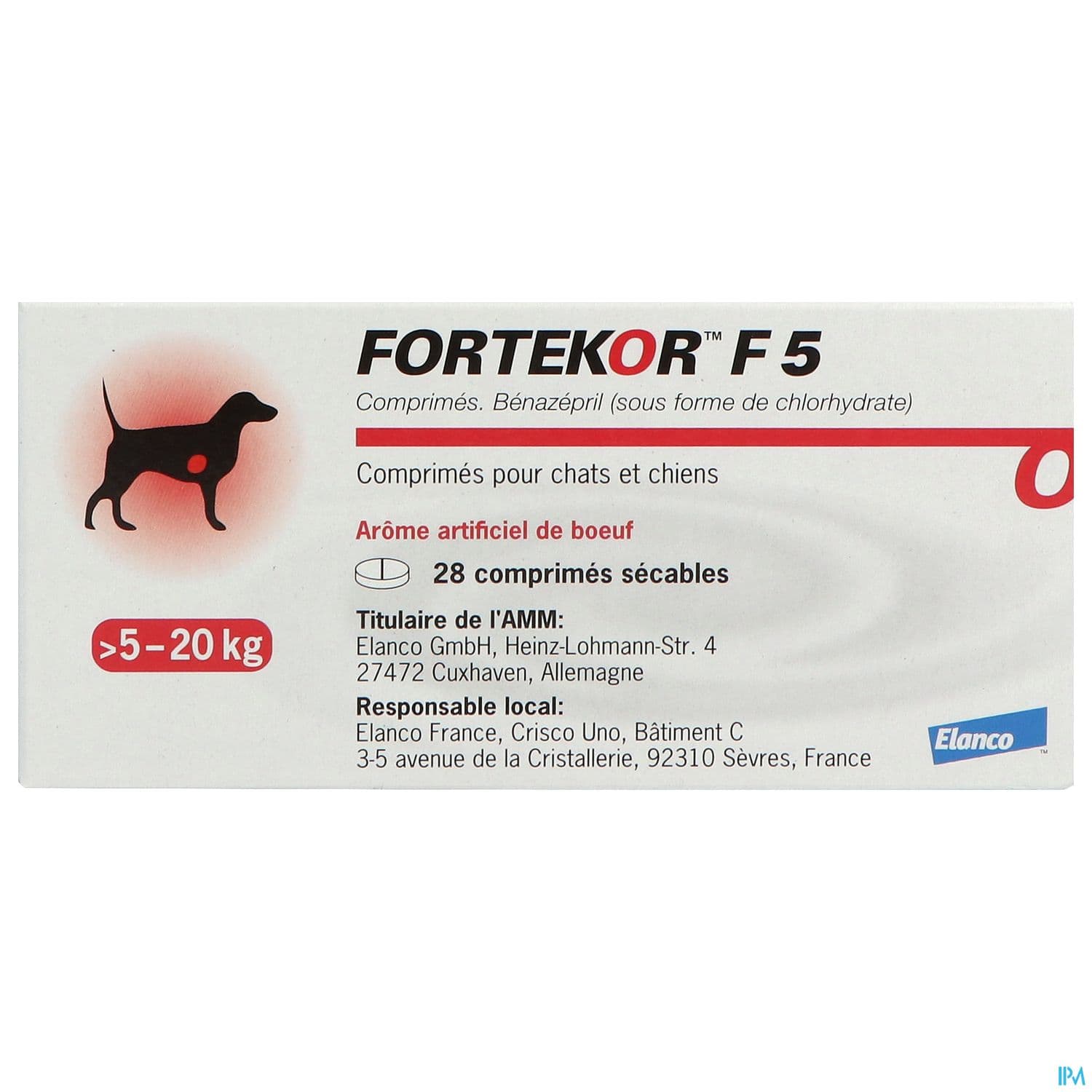 Elanco Fortekor F 5 Comprime 28