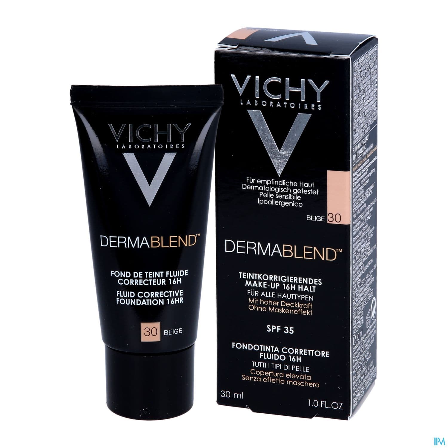 Vichy Dermablend Fluide Fond De Teint Correcteur 30 Beige 30ml