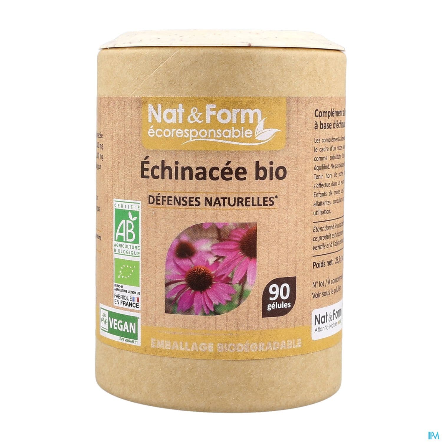 NAT&FORM ECO ECHINACE BIO GELVEG90