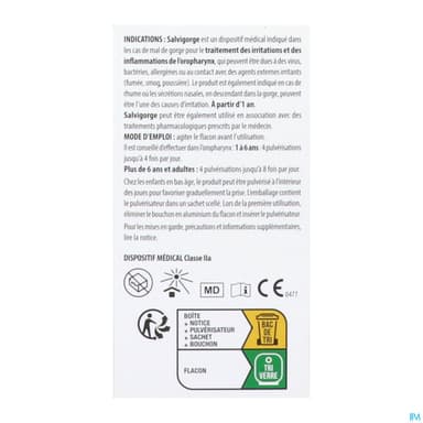 SALVIGORGE SPR S/ALCOOL 30ML