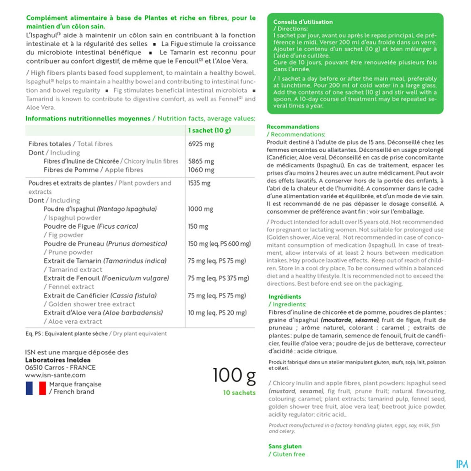 ISN DETOX COLON SACH 10