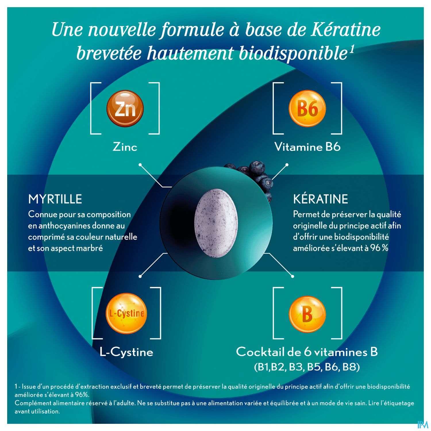 Oenobiol Hair Expert Fortifiant Integral Comprime 60