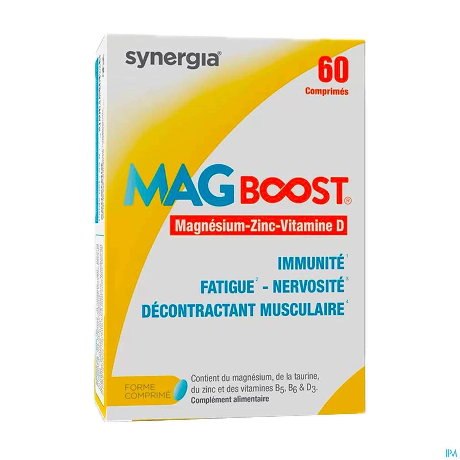Synergia Mag Boost Comprime 60