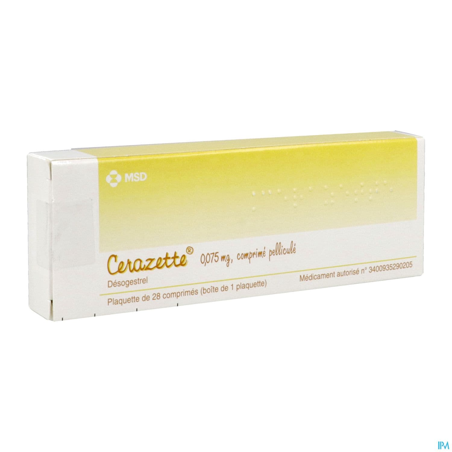 Cerazette 0mg075 Comprime 28 X1