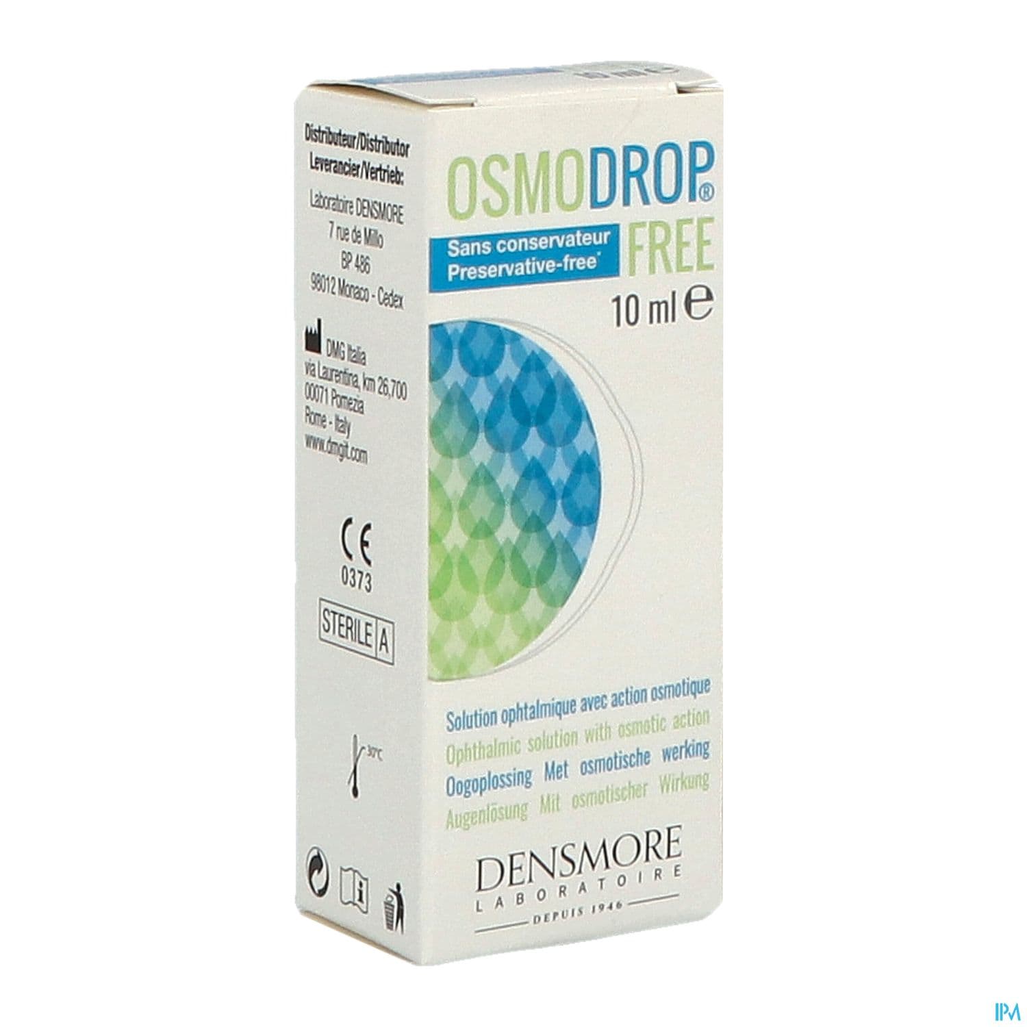 Densmore Osmodrop Free Solution Ophtalmique 10ml