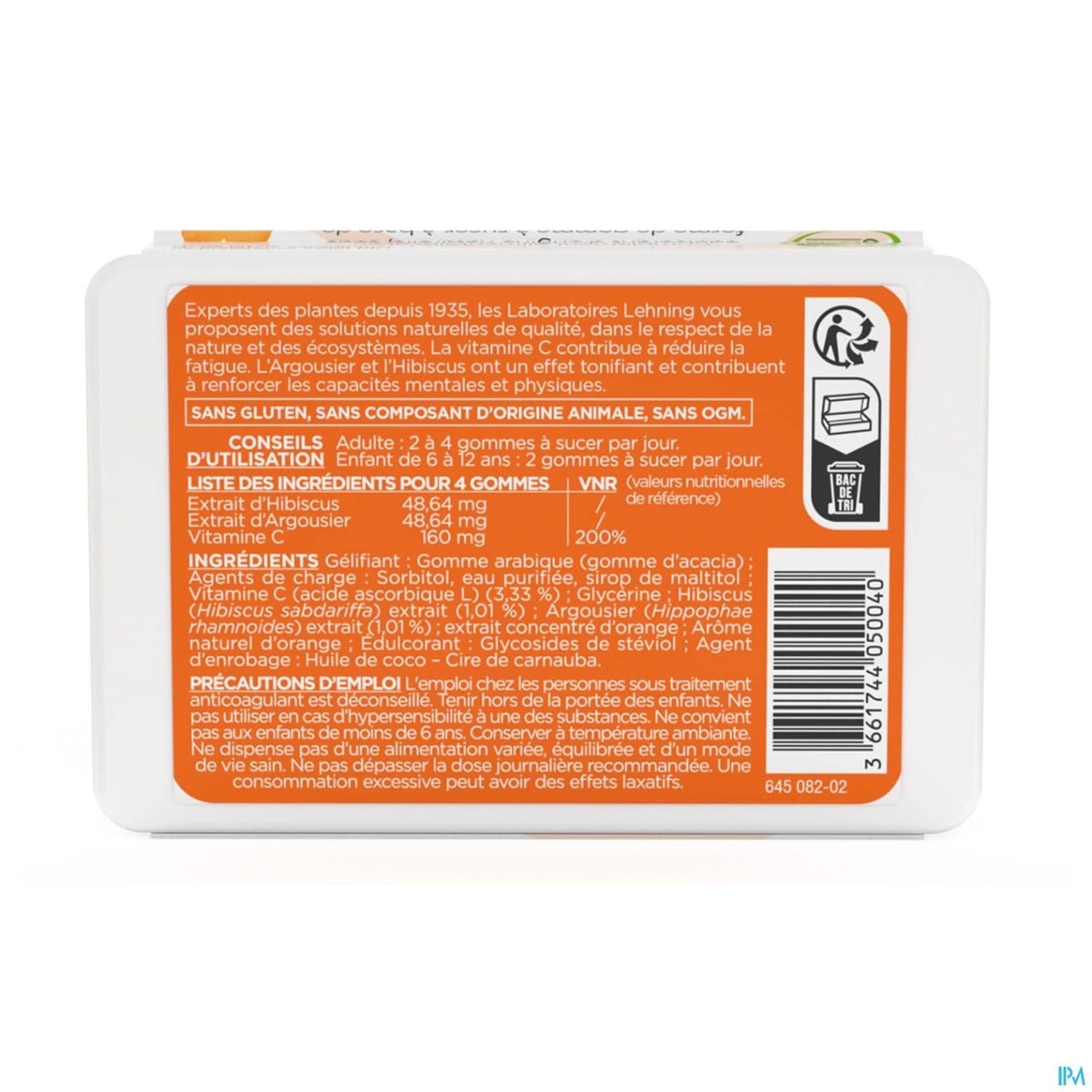 Pate Suisse Vitamine C Gommes A Sucer 40