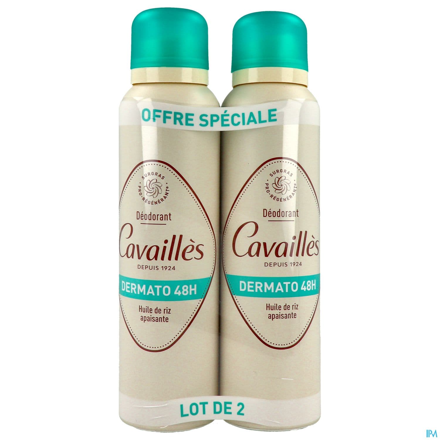 CAVAILLES DEO DERMA 48H SPR150MLX2