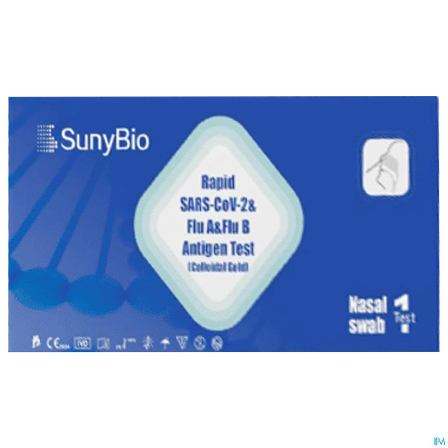 Sunybio Test Antigenique Covid Et Grippe Boite De 1