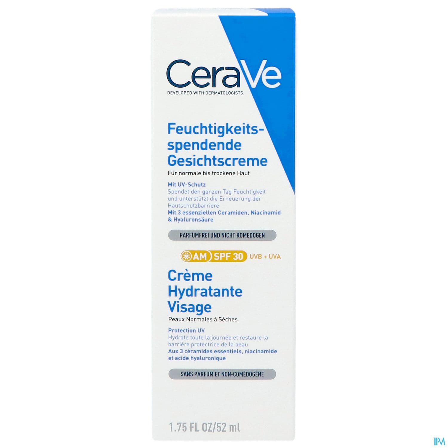 CERAVE CR HYDR VIS SPF30 JOUR 52ML