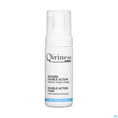 Qiriness Men Mousse Double Action 125ml