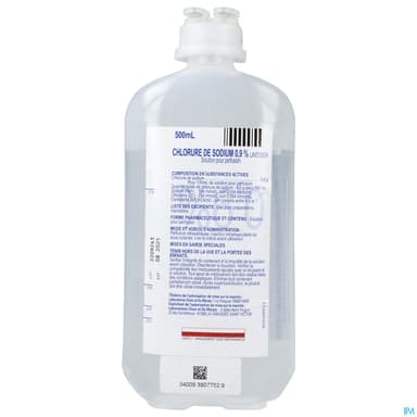 Lavoisier Sodium Chlorure 0.9% So Inj F Pol 500ml