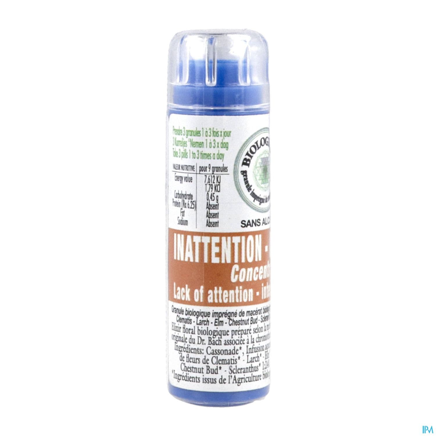 Eumadis Complexe Bach Inattention Bio Granules 130