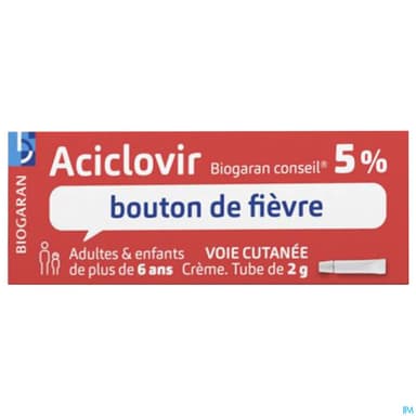ACICLOVIR 5% BIOG CONS CR TUB 2G
