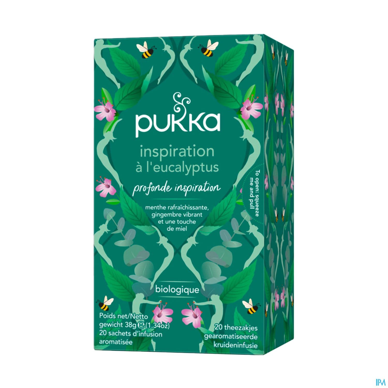 Pukka Infusion Inspiration A l'eucalyptus Bio Sachet 20
