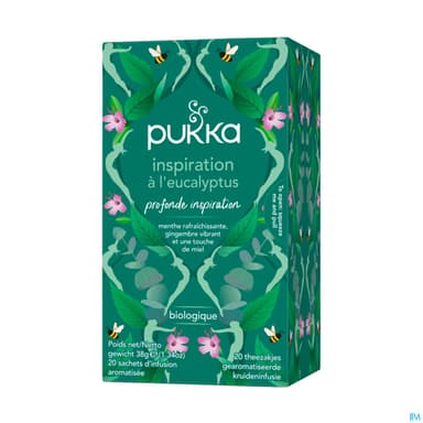 Pukka Infusion Inspiration A l'eucalyptus Bio Sachet 20