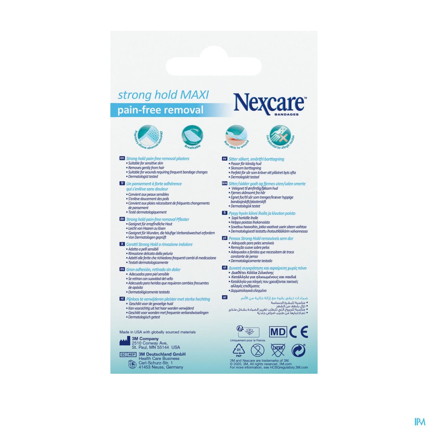 NEXCARE STRONG HOLD 360 PANS MAX 5