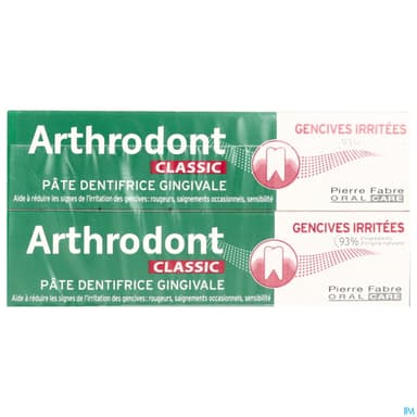 Arthrodont Classic Pate Dentifrice Tube 75ml X2