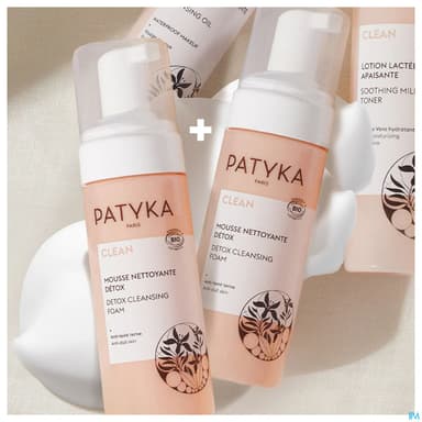 Patyka Clean Mousse Nettoyante Detox Bio 150ml X2