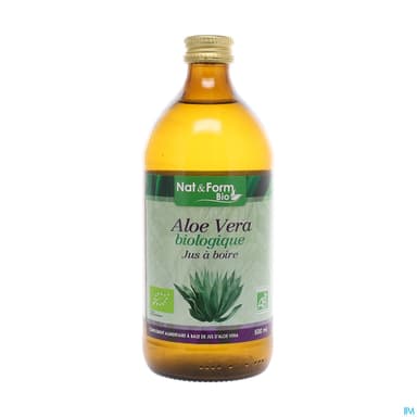 Nat Et Form Aloe Vera Silice Organique Pur Jus Bio 500ml