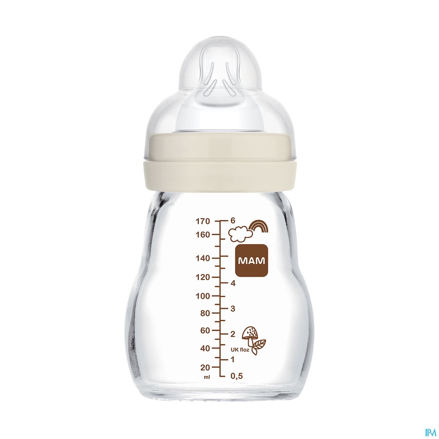 BIB MAM VER 1AGE DEB/1 BLANC 170ML