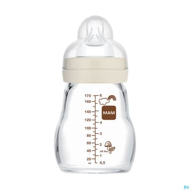 BIB MAM VER 1AGE DEB/1 BLANC 170ML
