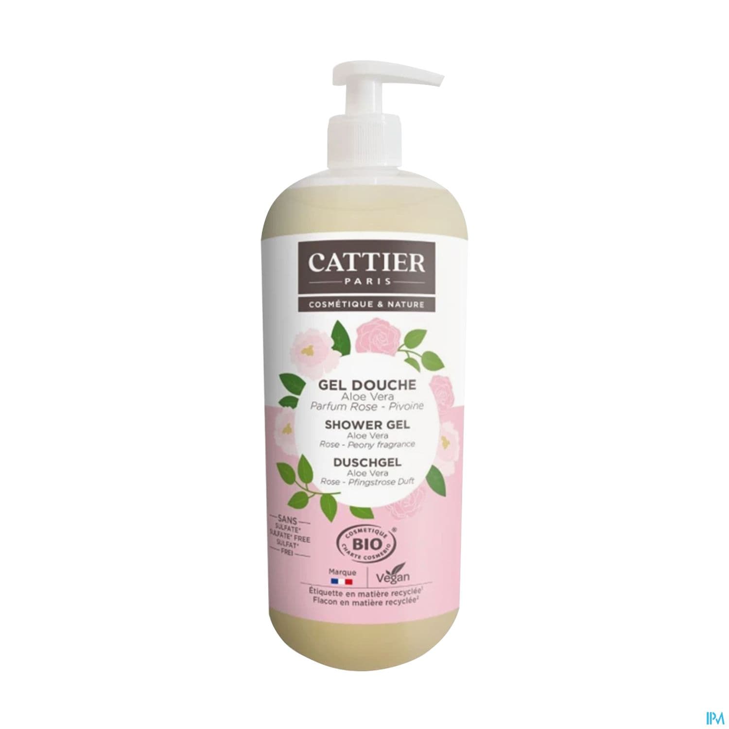 CATTIER GEL DCH S/SULF ROSE PIV 1L