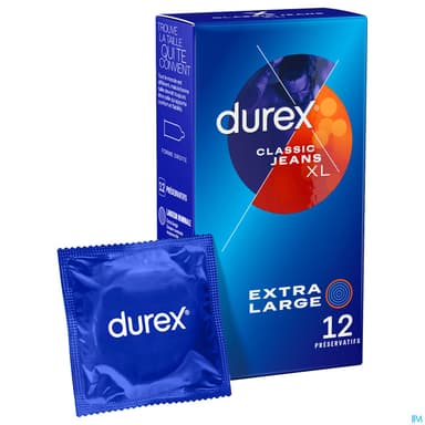 PRESERV DUREX CLASSIC JEANS XL X12