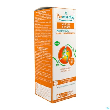 Puressentiel Huile De Massage Bio Effort Musculaire Arnica Gaultherie Nouvelle Formule 100ml