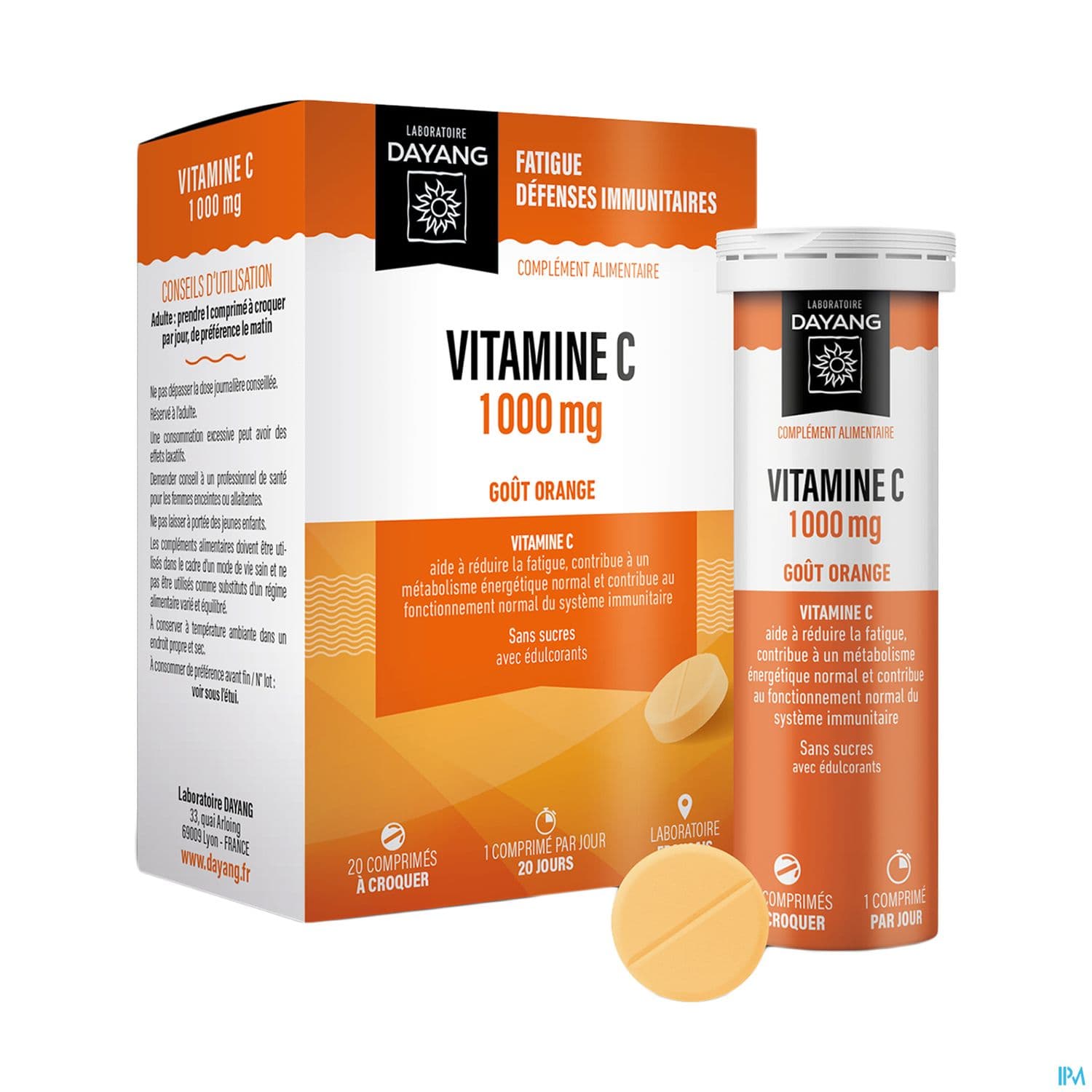 DAYANG VITAMINE C 1000MG CPR 20