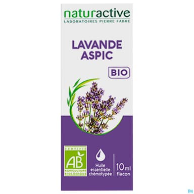 Naturactive Huile Essentielle Chemotypee Bio Lavande Aspic 10ml