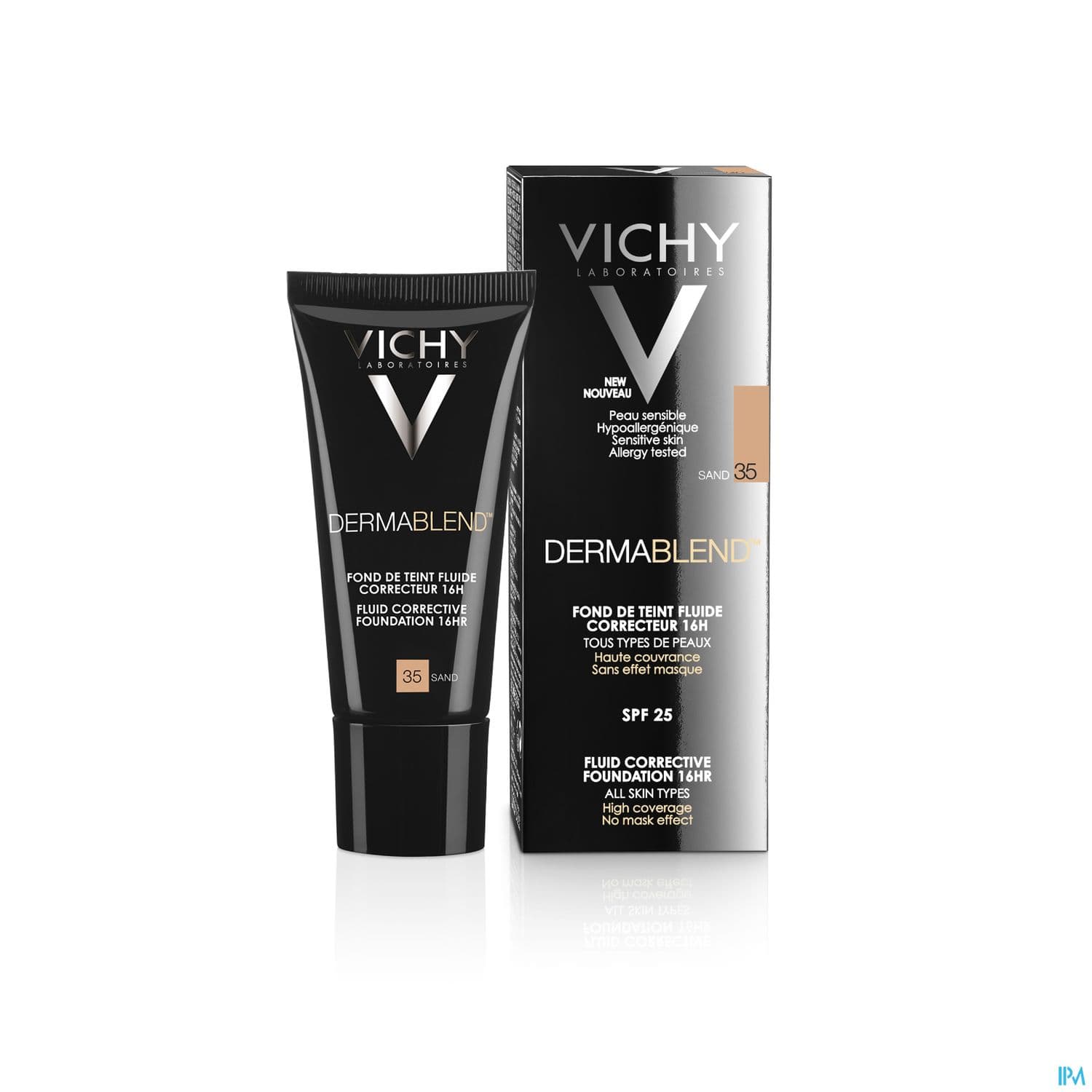 Vichy Dermablend Fluide Fond De Teint Correcteur 35 Sand 30ml