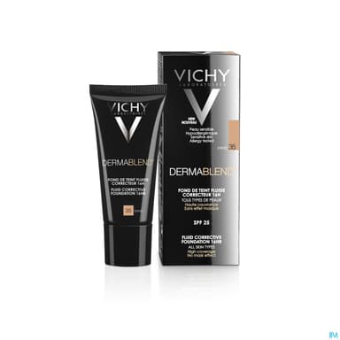 Vichy Dermablend Fluide Fond De Teint Correcteur 35 Sand 30ml