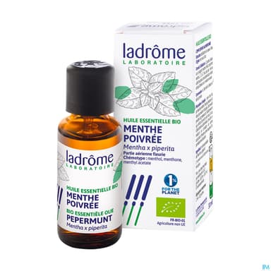Ladrome Huile Essentielle Menthe Poivree Bio 30ml