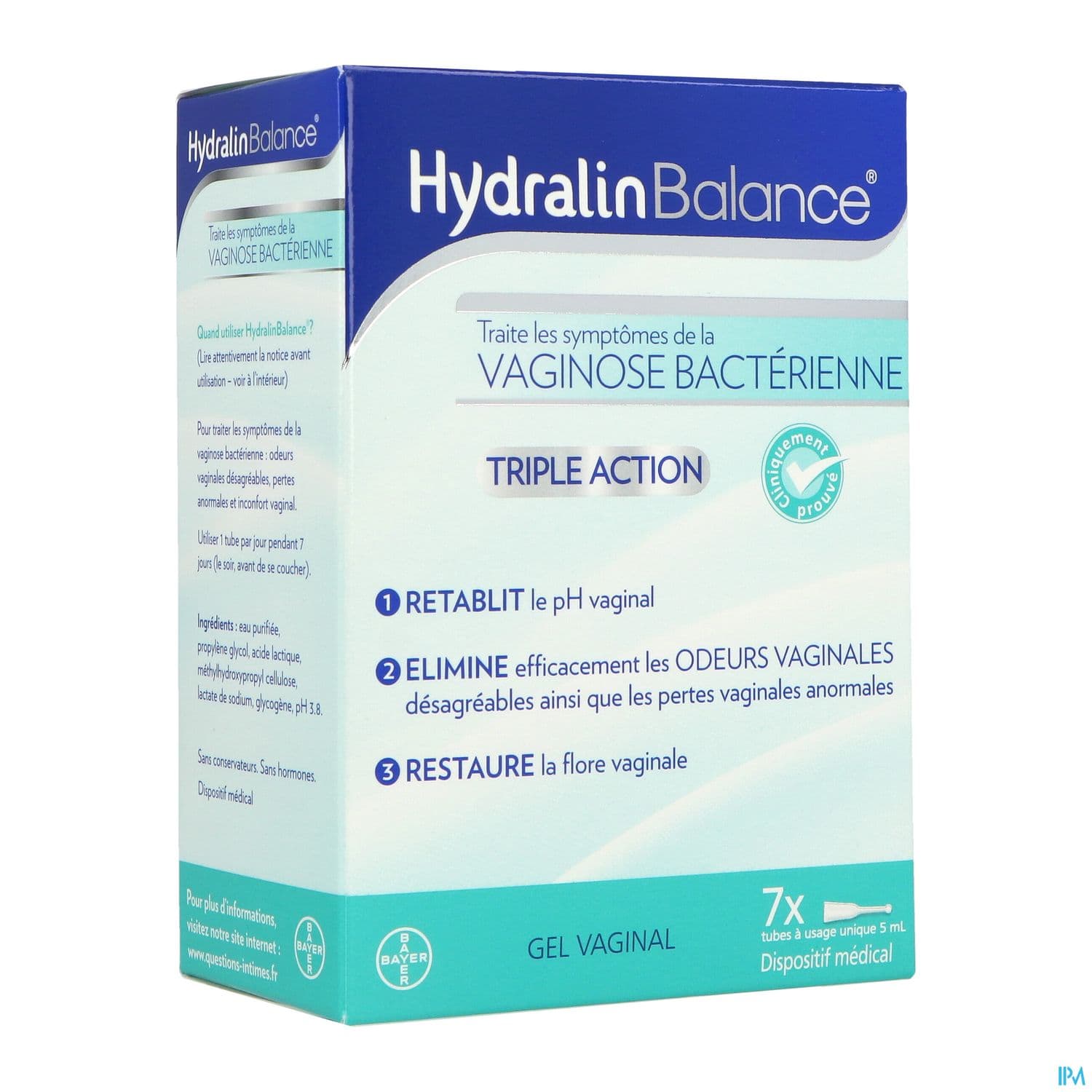 HYDRALIN BALANCE GEL VAGINAL 5MLX7