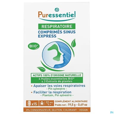 Puressentiel Sinus Express Comprime 15