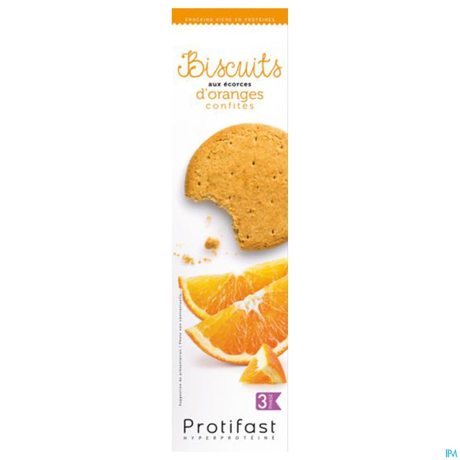 Protifast 4pm Biscuit Ecorce Orange X20