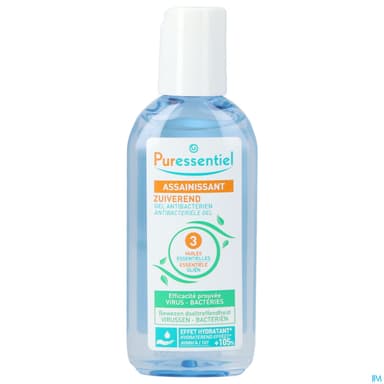 PURESSENTIEL GEL HYDR/ALC 80ML