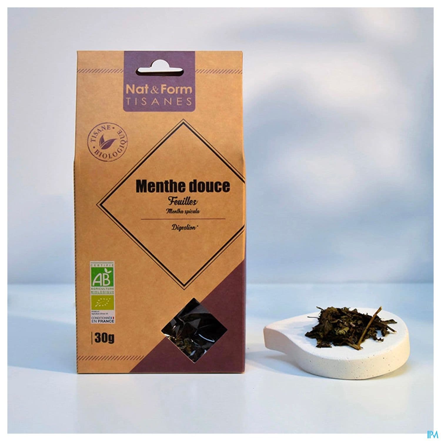 NAT&FORM TIS MENTHE DOUCE BIO 30G