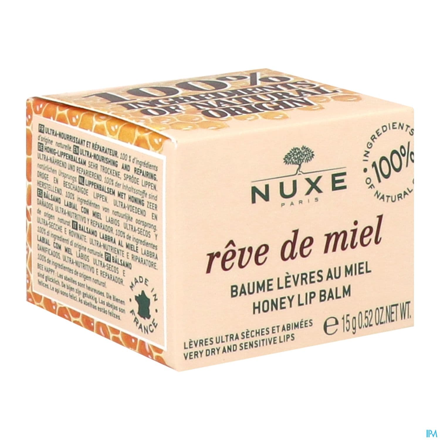 NUXE BAUME LEVRE REVE MIEL 15G