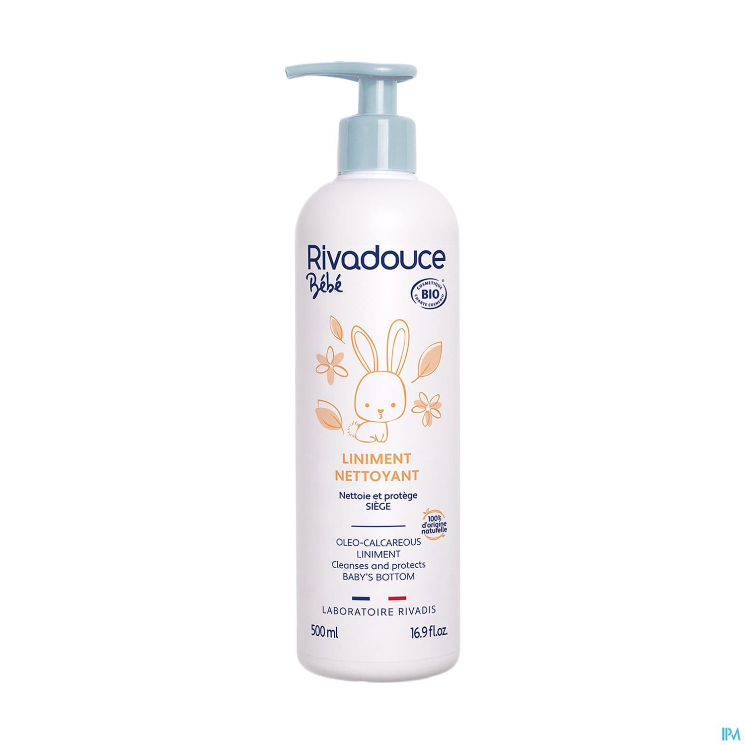 Rivadouce Bebe Liniment Nettoyant Change Bio 500ml