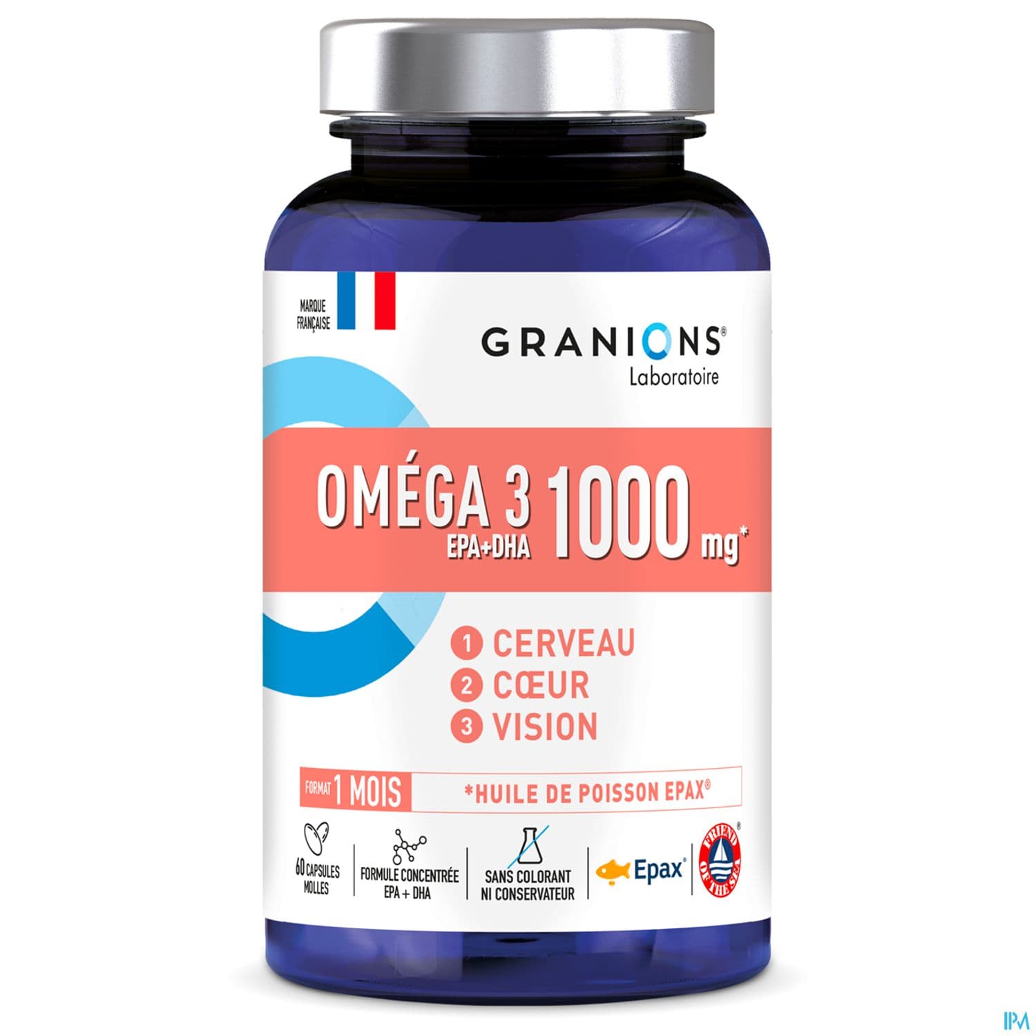 GRANIONS OMEGA3 1000MG CAPS 60