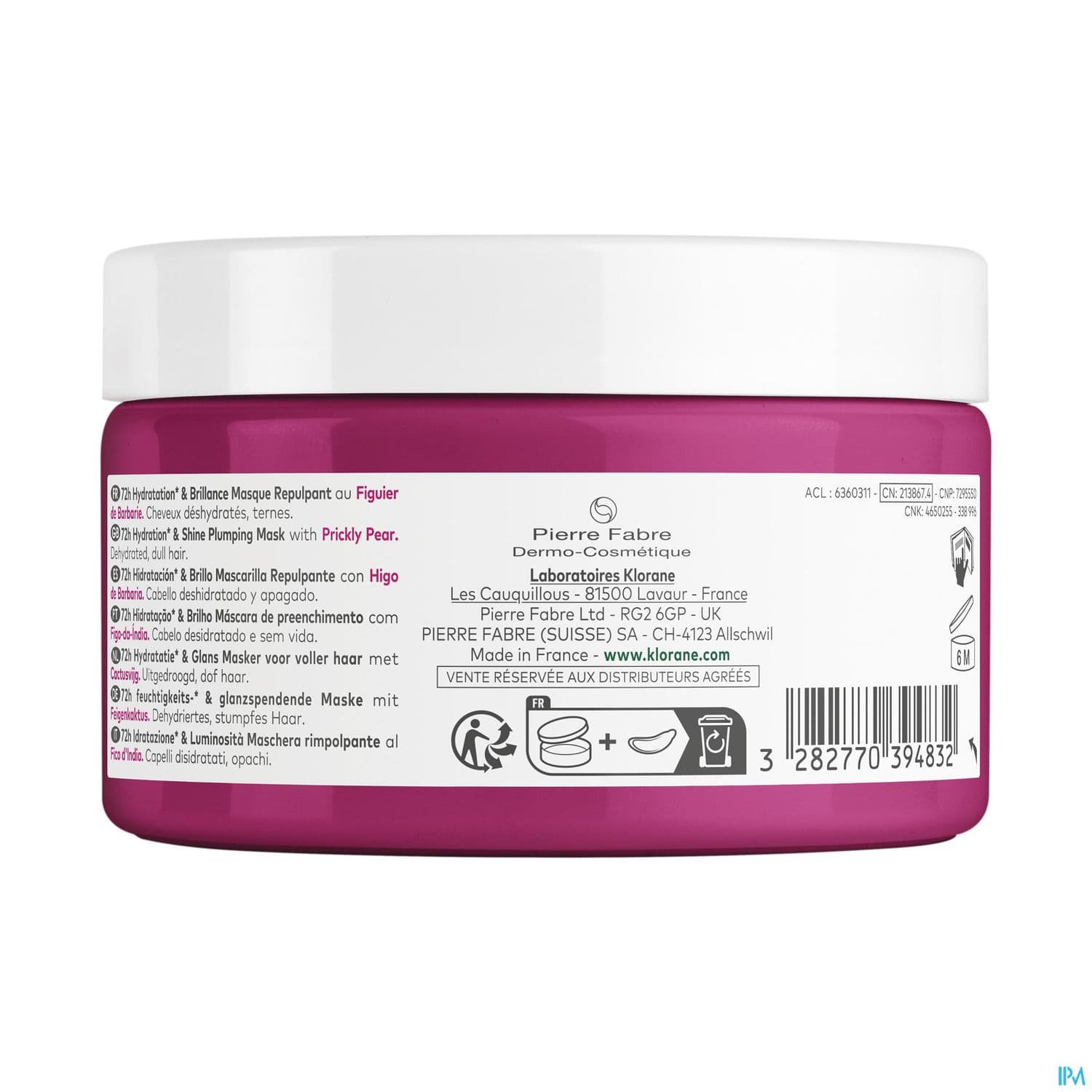 KLORANE MASQ REPULP FIGUIER 250ML