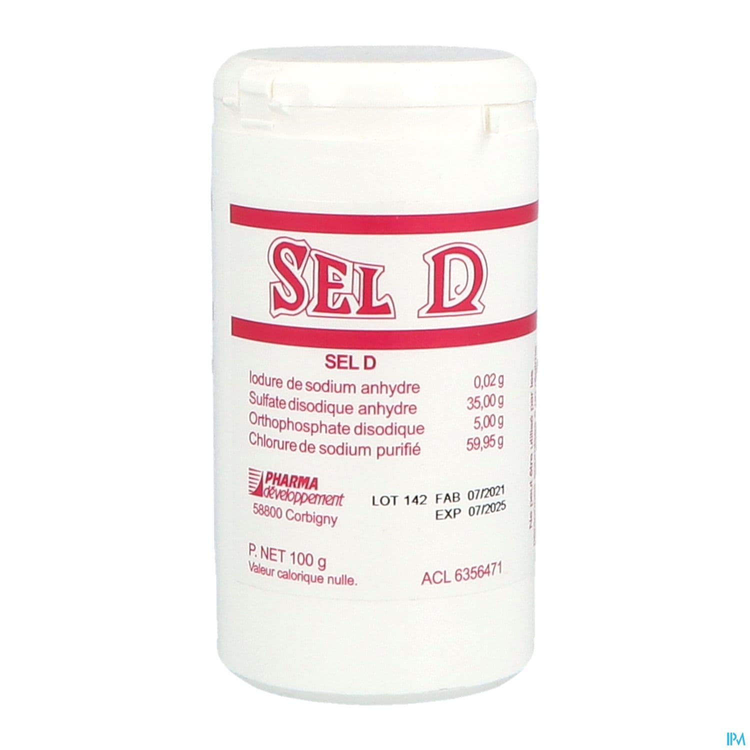 D SEL DIETETIQ SALIERE 100G