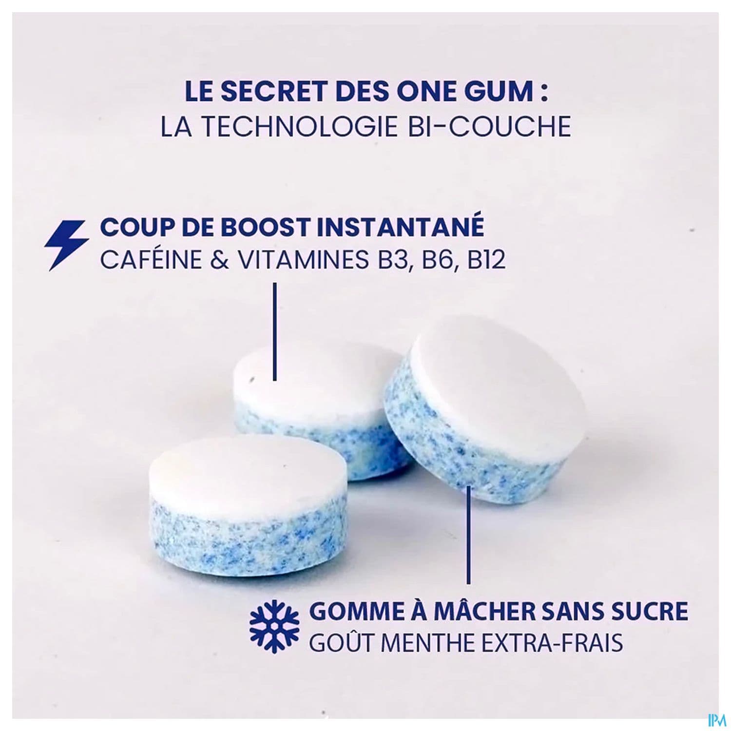 Onegum Energy Gum Chewing Gum Energisant Menthe 10