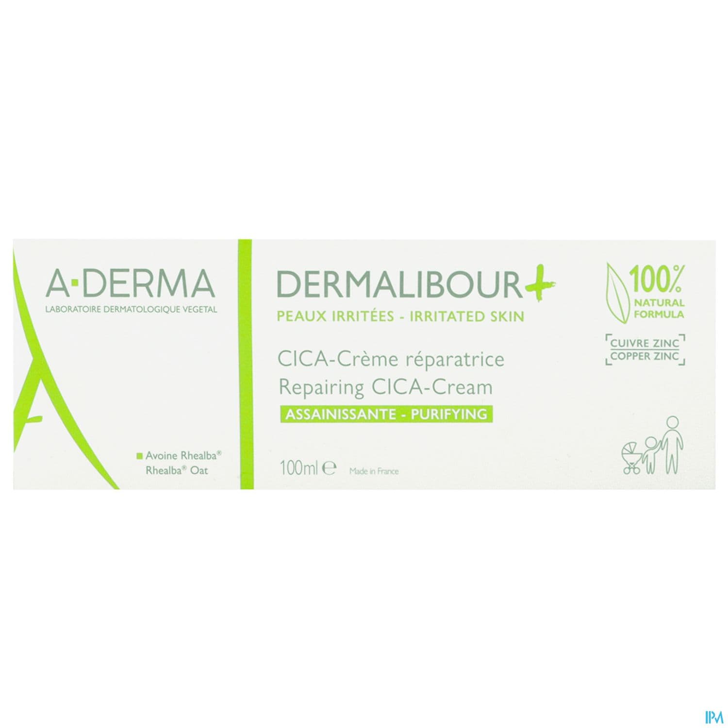 A-DERMA DERMALIBOUR+CICA CR REP100
