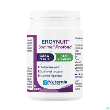 Nutergia Ergynuit Sommeil Profond Gelule 60