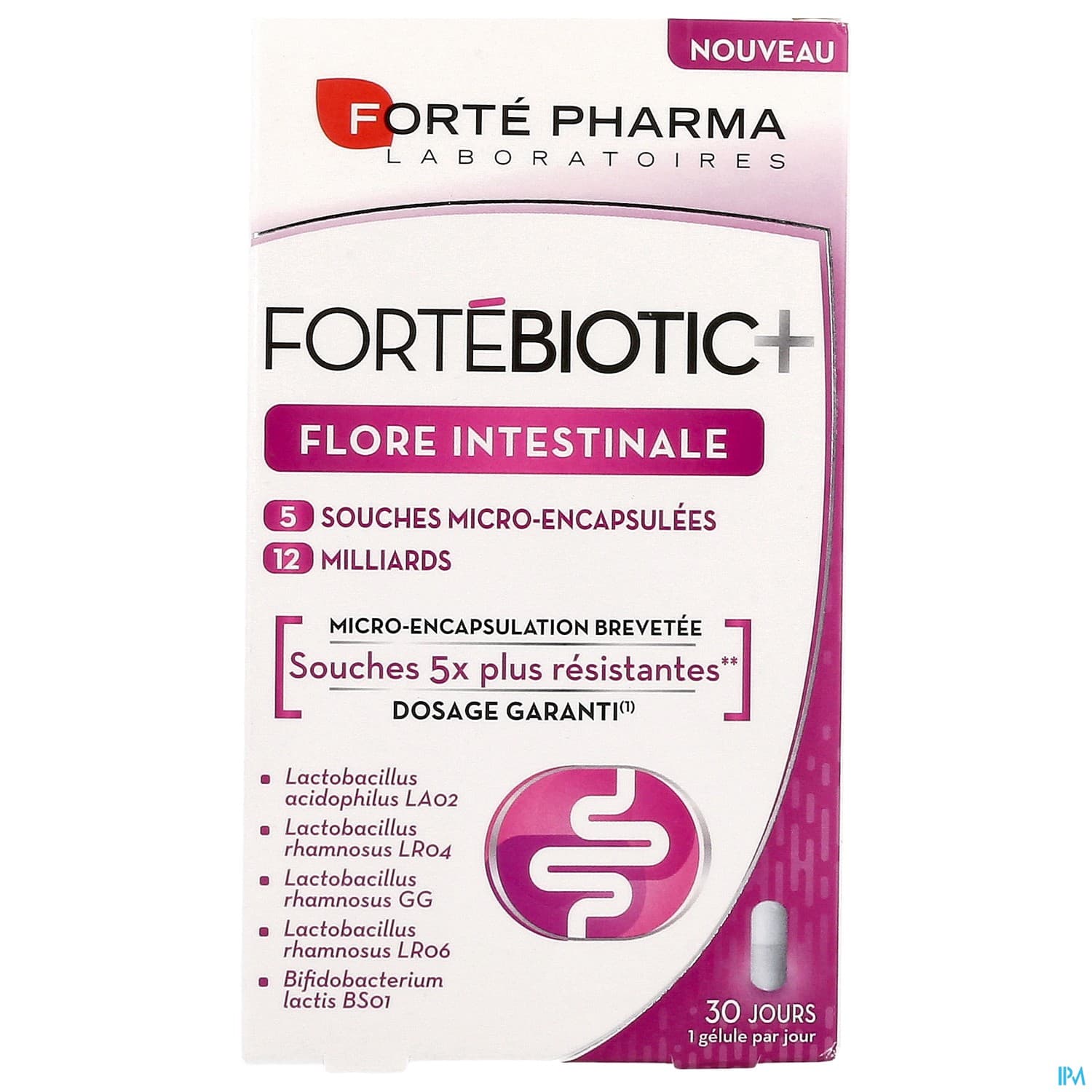 Forte Pharma Fortebiotic+ Flore Intestinale Gelule 30