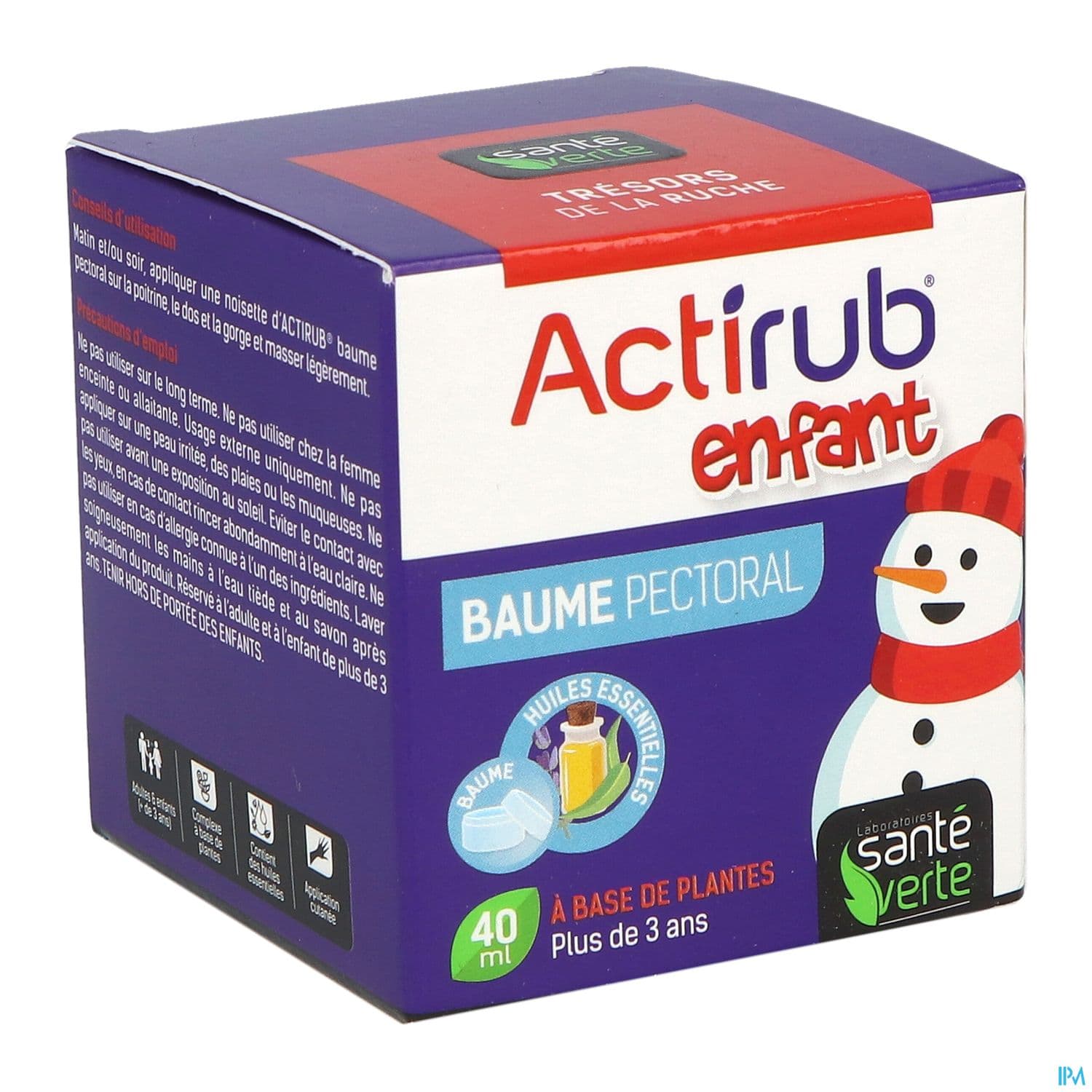 ACTIRUB SANTE VERTE BAUM PECT 40ML
