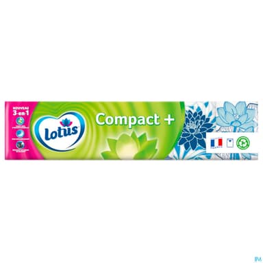 Lotus Mouchoir Compact Paquet X6