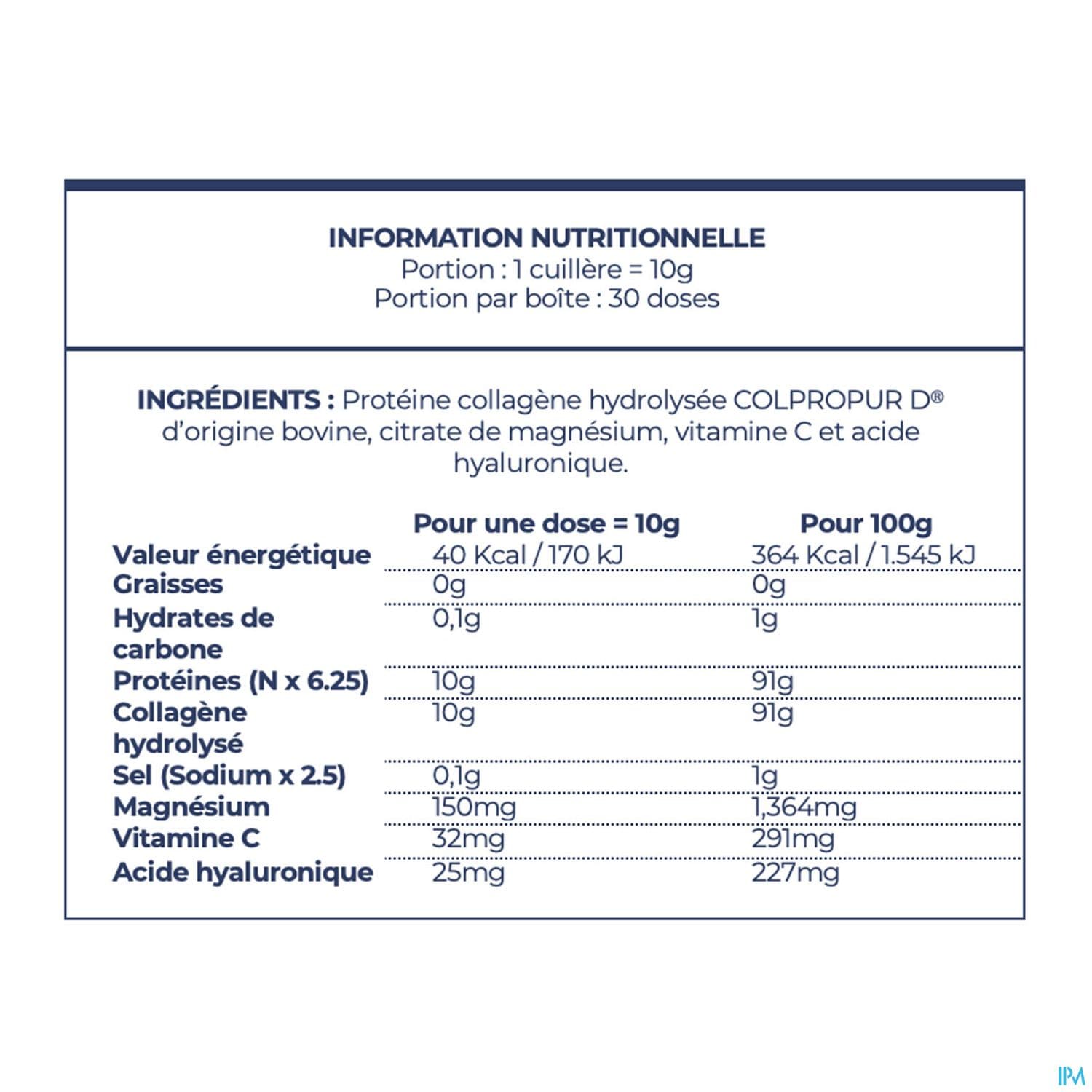 COLPROPUR ACTIVE NEUTRE DOSE 30
